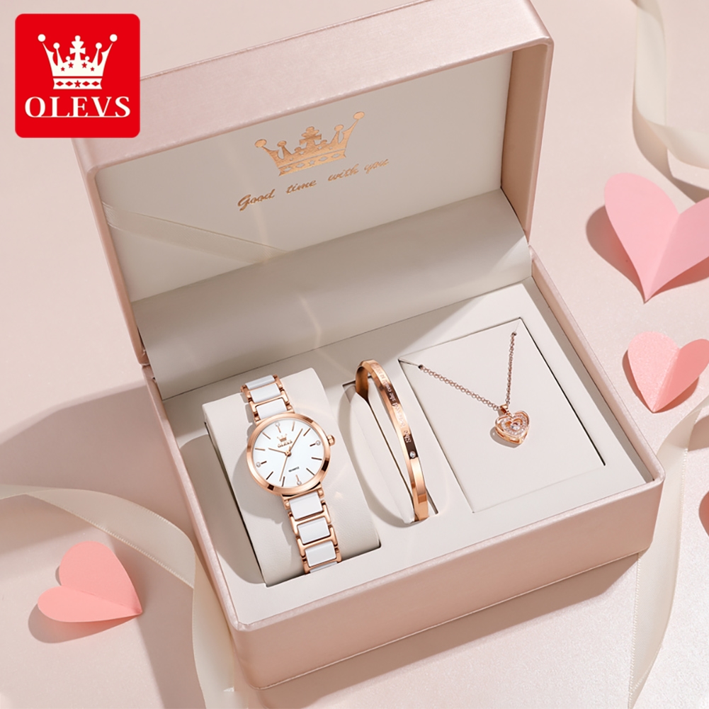 Luxury Watch Female - OLEVS Women Watch 5877 Luxury Elegant