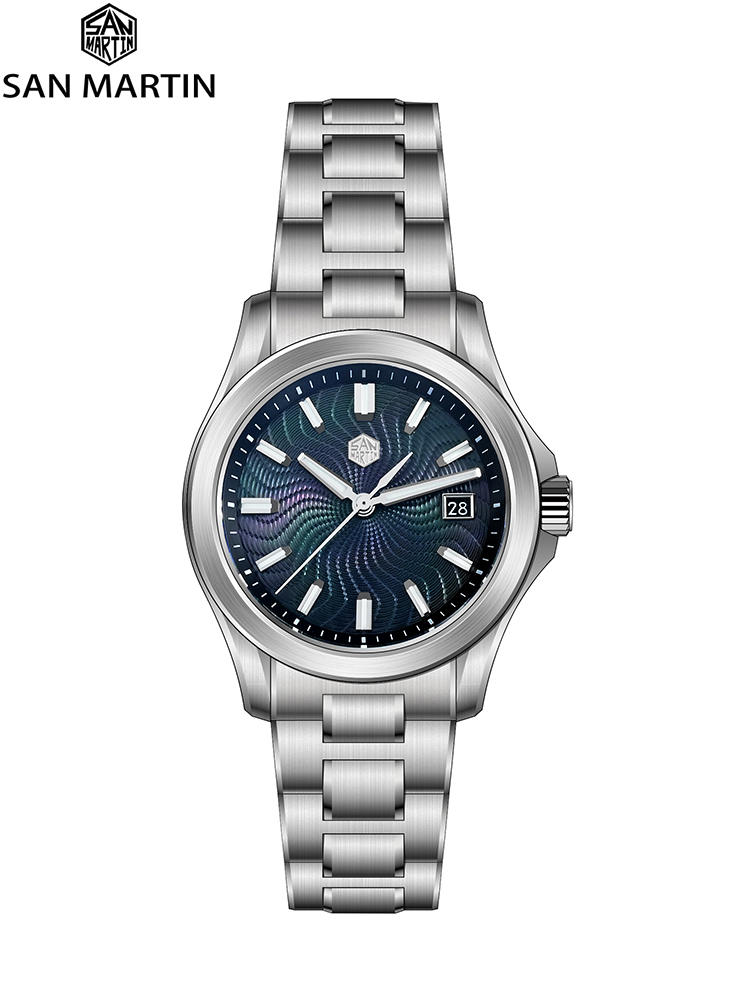 Guilloché Dial Watch - San Martin 39mm Original Design Guilloche