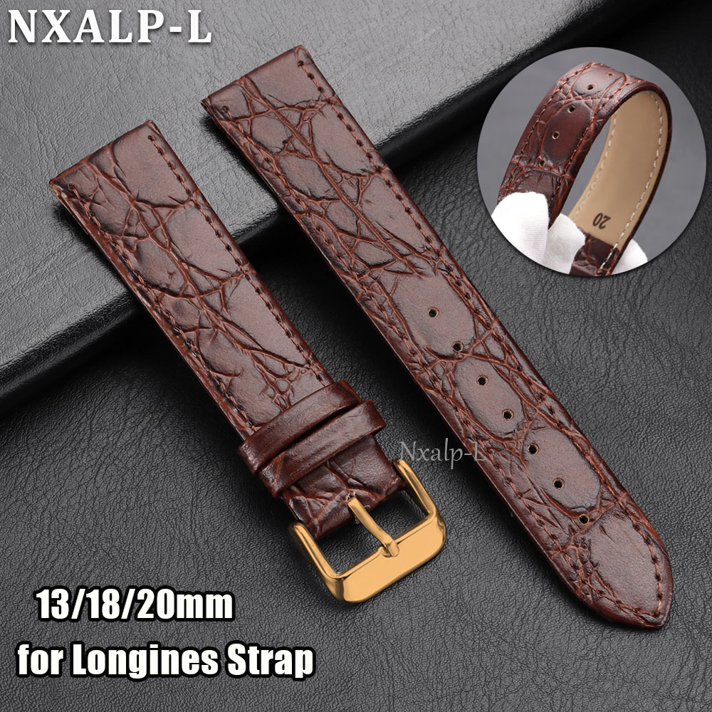 Dress Watch Ultra Thin - Crocodile Pattern Genuine Leather Strap 13mm