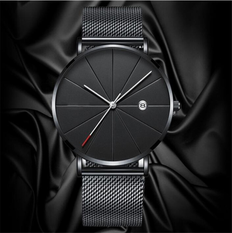 Luxury Men Watches Men Gold Wa - Dress Watch Ultra Thin ulasan dan harga