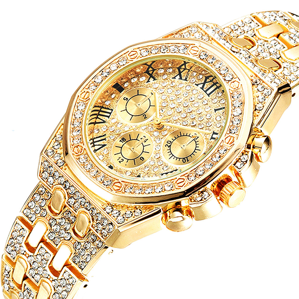 Men Watch Set Necklace+Watch+B - Luxury Watch Miami ulasan dan harga
