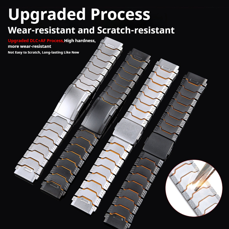 Luxury Titanium Rubber Strap F - Luxury Watch Rubber Strap ulasan dan harga