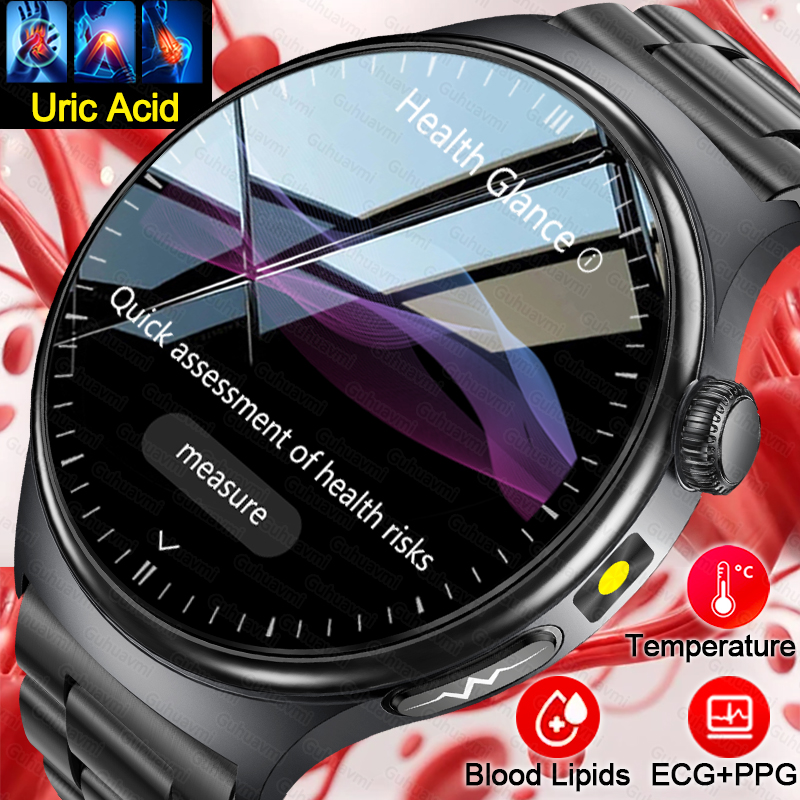 New Accurate ECG Smart Watch B - Gmt Dual Timezone Watch ulasan dan harga