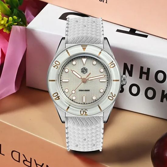 San Martin Women Quartz Watch  - Guilloché Dial Watch ulasan dan harga
