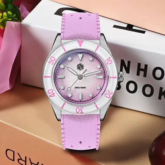 San Martin Women Quartz Watch  - Guilloché Dial Watch ulasan dan harga