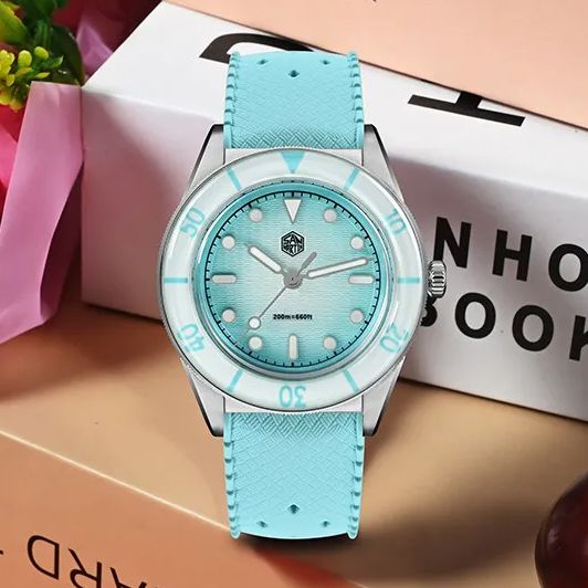 San Martin Women Quartz Watch  - Guilloché Dial Watch ulasan dan harga