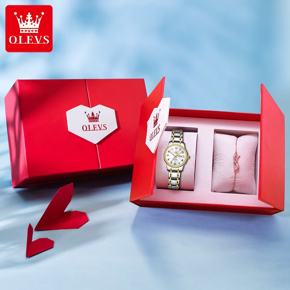 OLEVS 2891 Luxury Brand Fashio - Luxury Watch Green ulasan dan harga