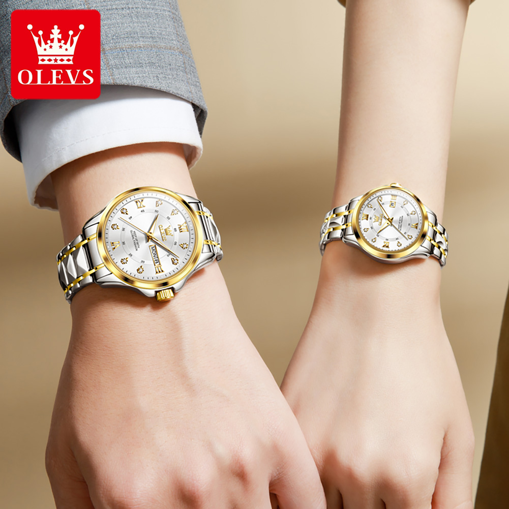 OLEVS 2906 Couple Watch Origin - Luxury Watch Wallpaper ulasan dan harga