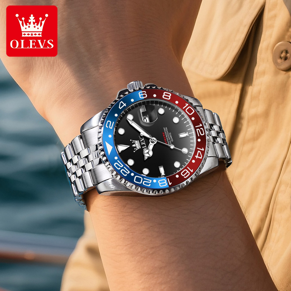 OLEVS 5657 Original Brand Men' - Luxury Watch Men ulasan dan harga