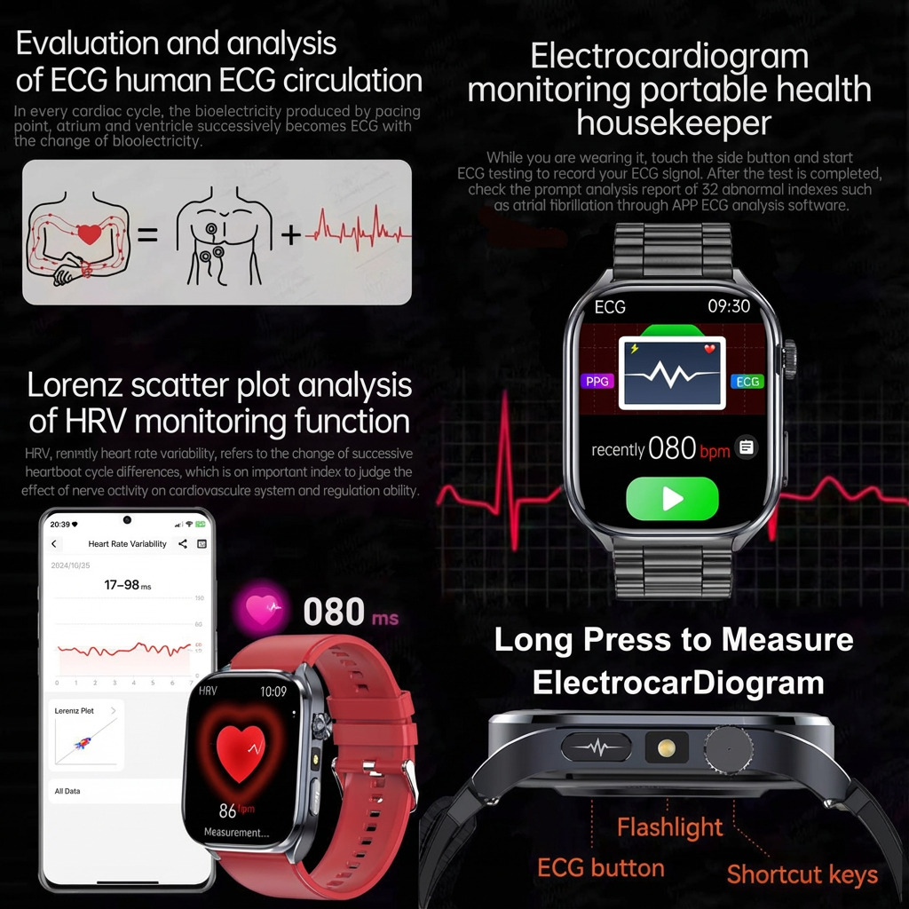 2026 Latest Al-GPT Health Smar - Gmt Dual Timezone Watch ulasan dan harga
