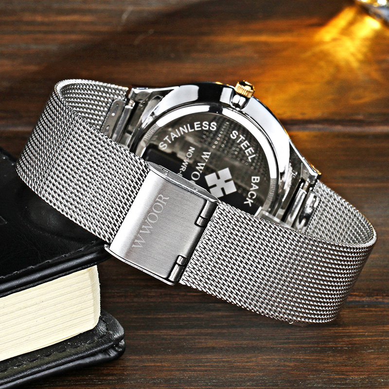 Fashion Top Brand Wwoor Casual - Dress Watch Ultra Thin ulasan dan harga