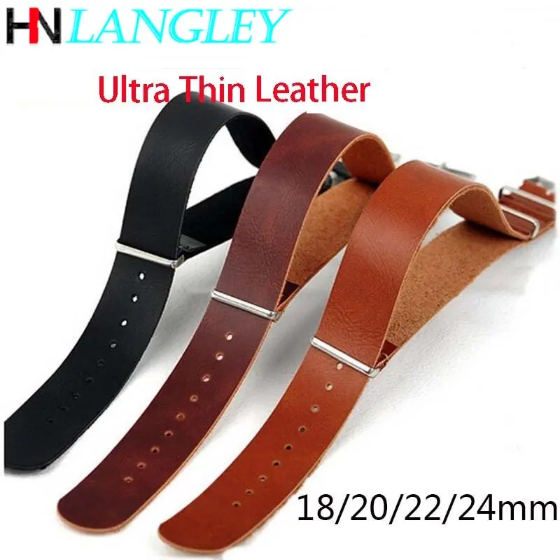Ultra Thin Leather Watch Band  - Dress Watch Ultra Thin ulasan dan harga