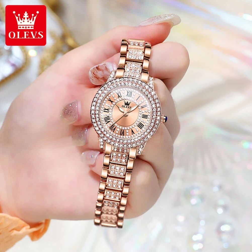 OLEVS 9943 Luxury All Diamond  - Luxury Watch Female ulasan dan harga