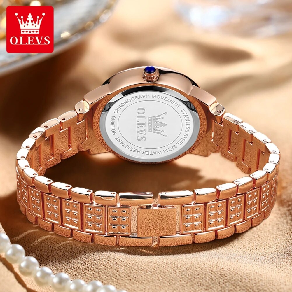 OLEVS 9943 Luxury All Diamond  - Luxury Watch Female ulasan dan harga