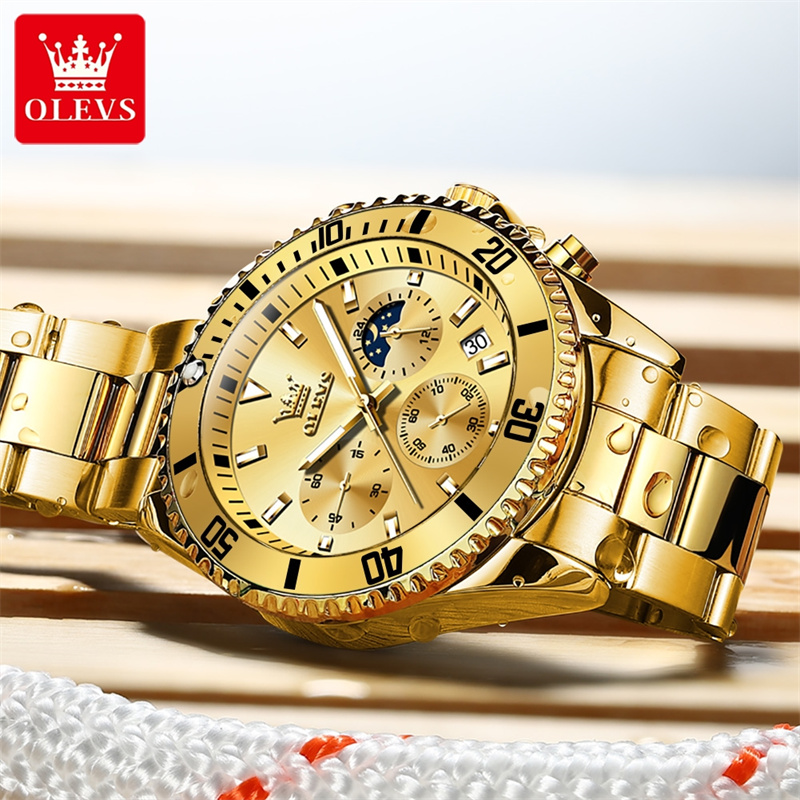 OLEVS Watch Men Top Brand Luxu - Luxury Watch Exhibition ulasan dan harga