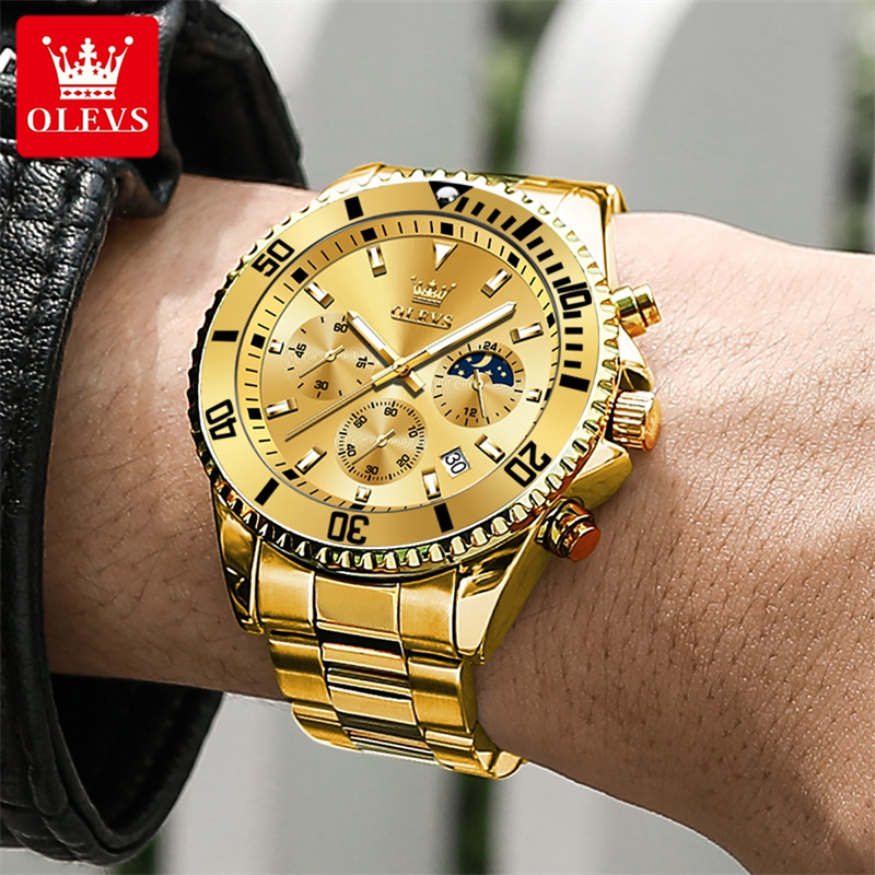 OLEVS Watch Men Top Brand Luxu - Luxury Watch Exhibition ulasan dan harga