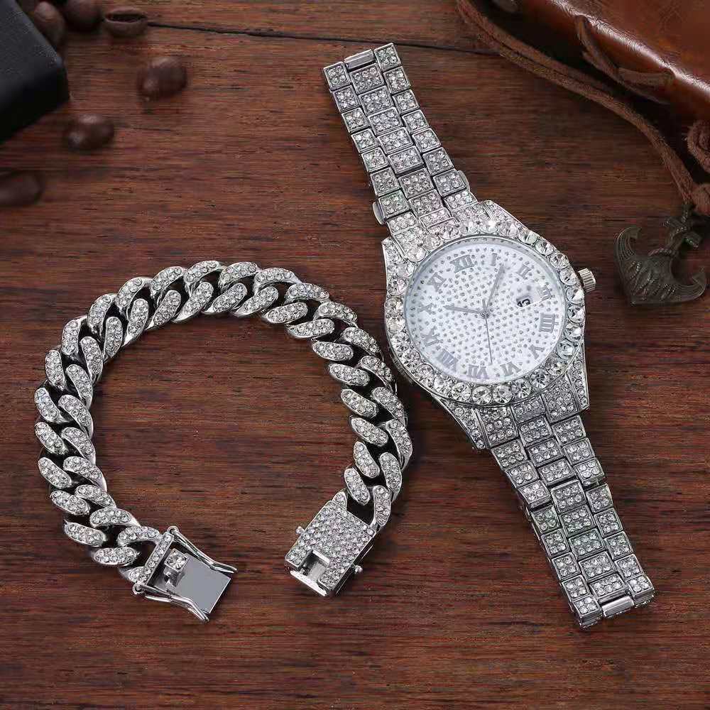 New Gold Color Watch &  Bracel - Luxury Watch Miami ulasan dan harga