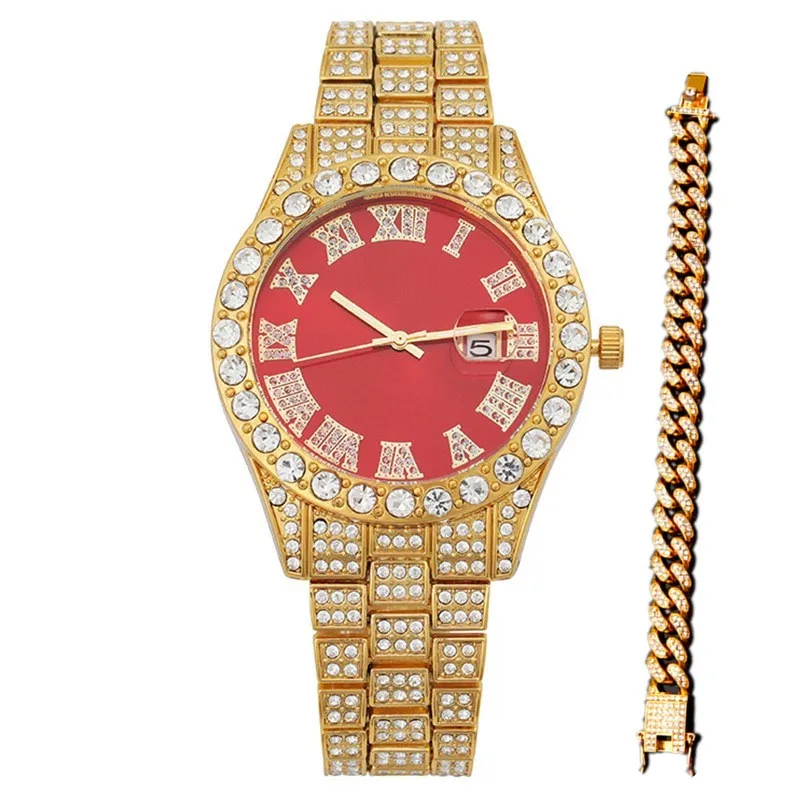 New Gold Color Watch &  Bracel - Luxury Watch Miami ulasan dan harga