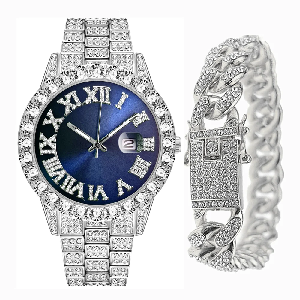 Full Iced Out Bracelet Men Bli - Luxury Watch Miami ulasan dan harga