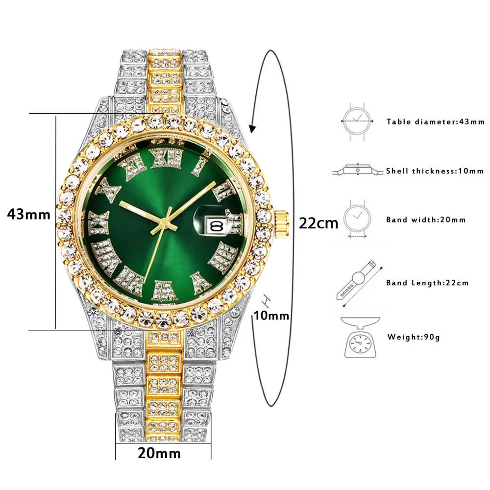 Full Iced Out Bracelet Men Bli - Luxury Watch Miami ulasan dan harga