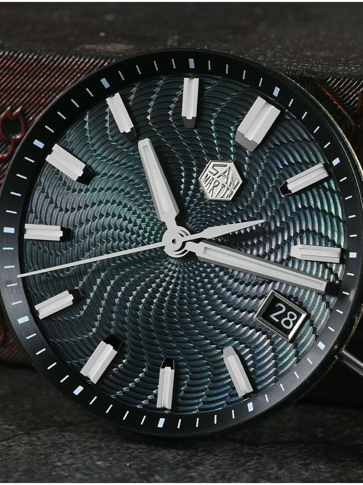 San Martin 39mm Original Desig - Guilloché Dial Watch ulasan dan harga