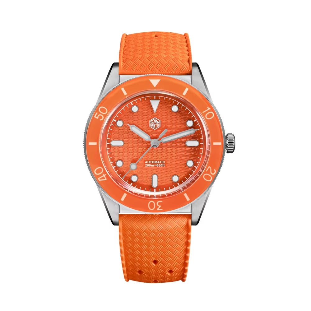 San Martin Mechanical Watch Mi - Guilloché Dial Watch ulasan dan harga