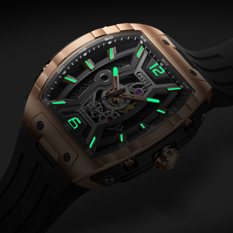 BONEST GATTI Germany Automatic - Luxury Watch Rubber Strap ulasan dan harga