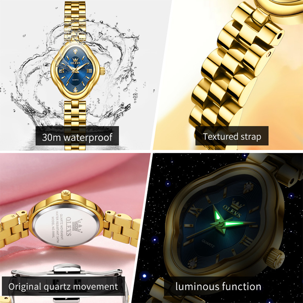 OLEVS Brand New Women's Quartz - Luxury Watch Female ulasan dan harga
