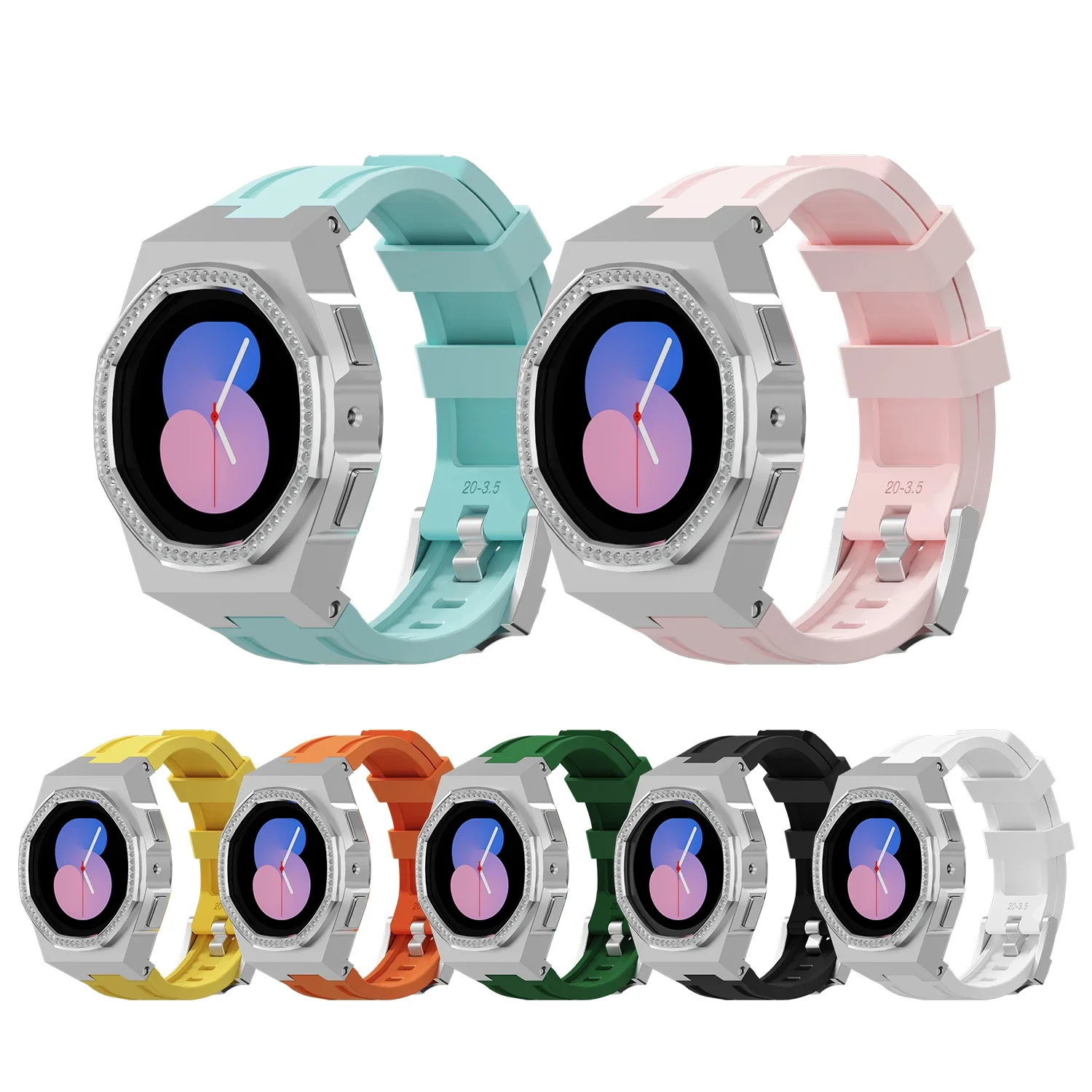 Luxury Bling Diamond Modificat - Luxury Watch Rubber Strap ulasan dan harga