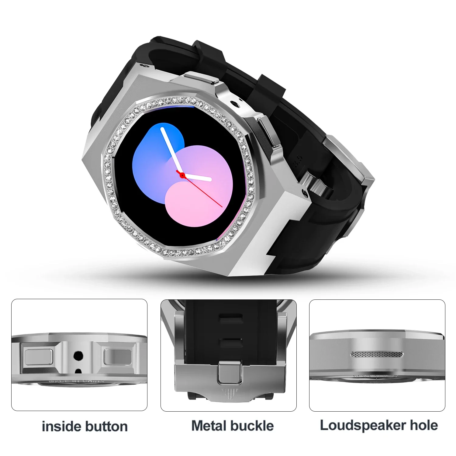 Luxury Bling Diamond Modificat - Luxury Watch Rubber Strap ulasan dan harga