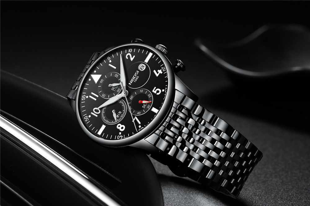 NIBOSI Fashion Mens Watches To - Luxury Watch Green ulasan dan harga