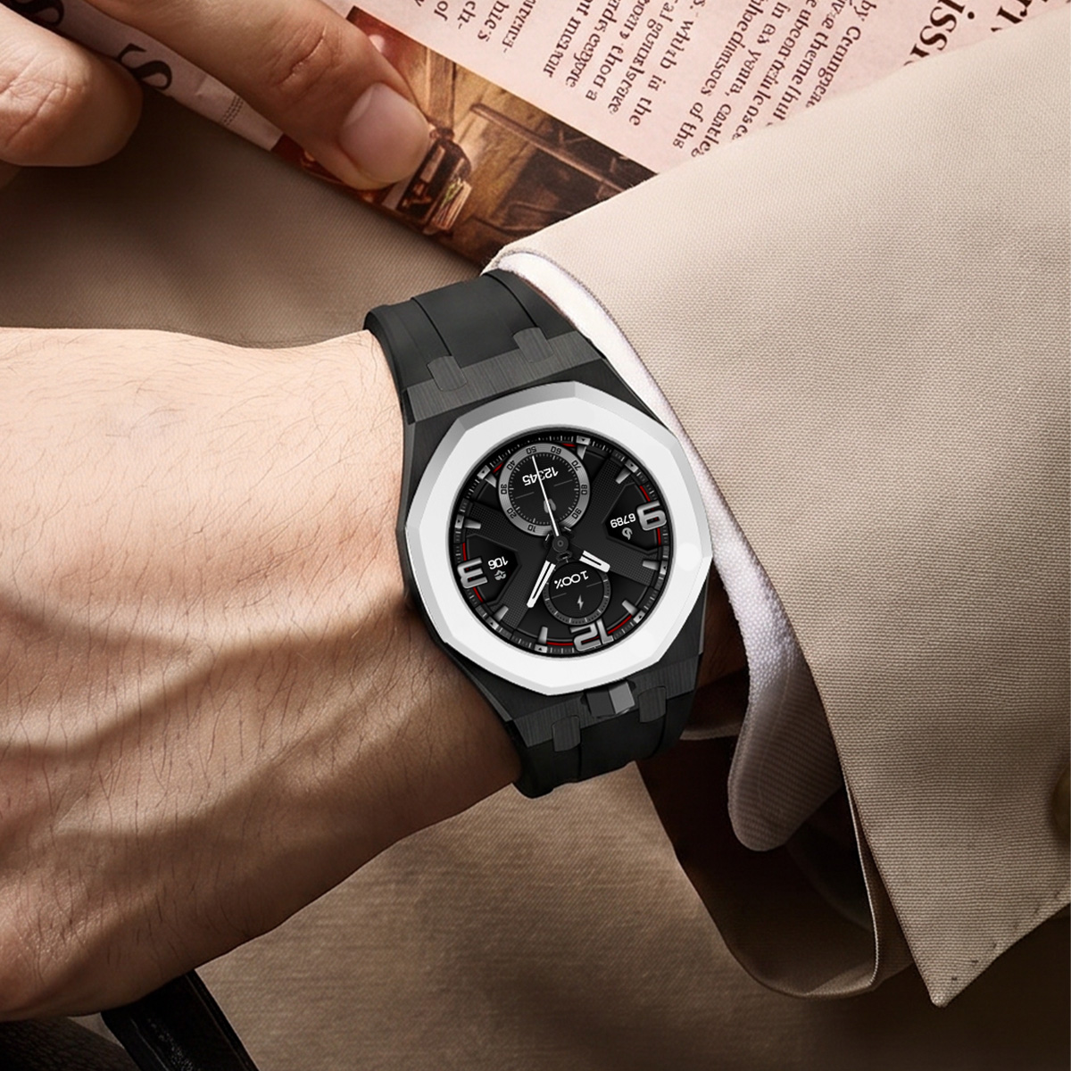 PC Case Rubber Strap for Swatc - Luxury Watch Rubber Strap ulasan dan harga