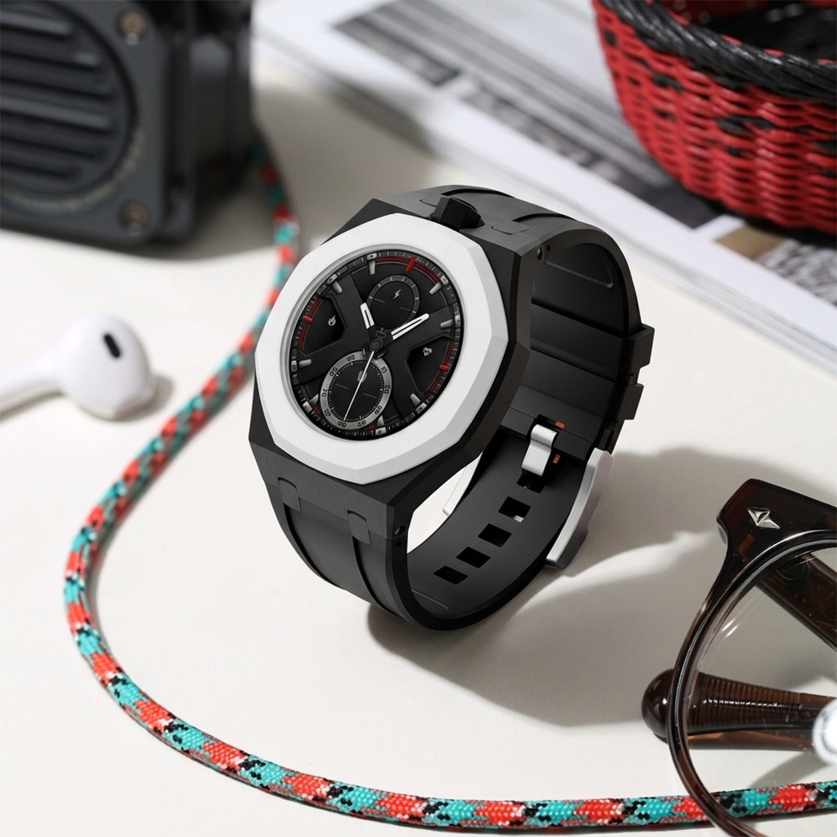 PC Case Rubber Strap for Swatc - Luxury Watch Rubber Strap ulasan dan harga