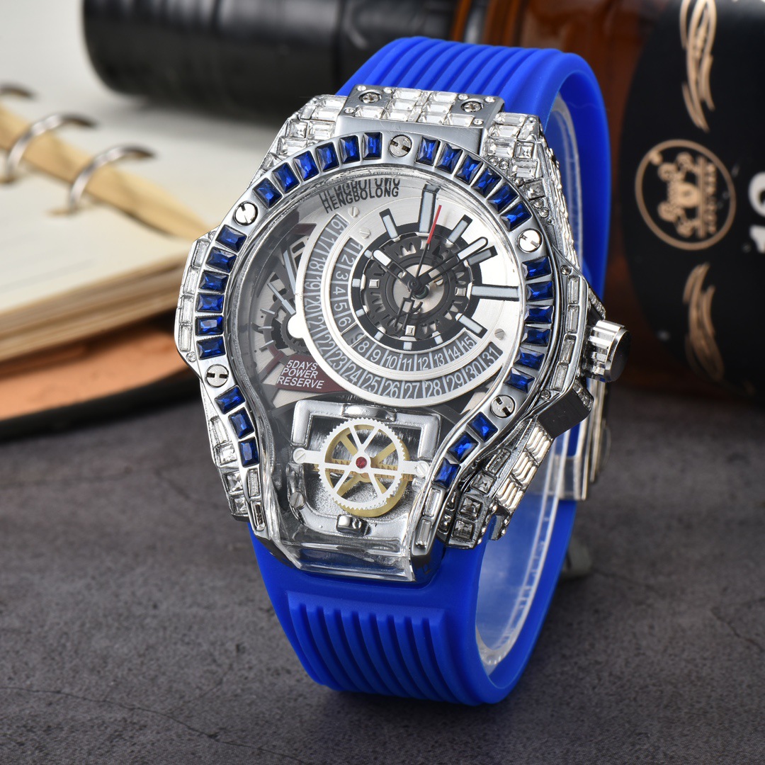 Full diamond Case Business Lux - Luxury Watch Rubber Strap ulasan dan harga