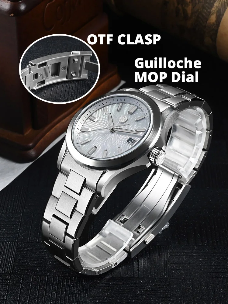 San Martin SN0150 39mm Men Wat - Guilloché Dial Watch ulasan dan harga