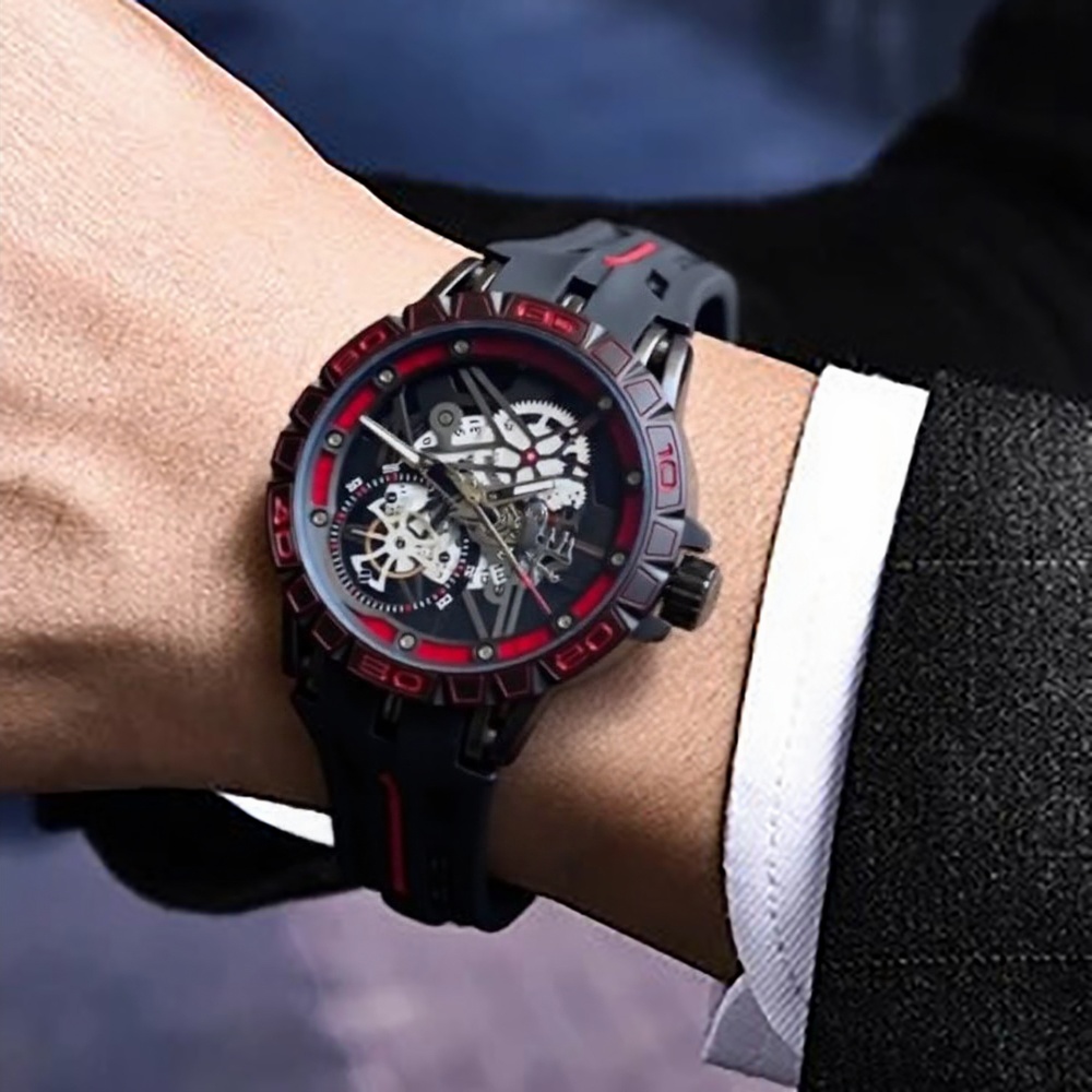 Luxury 3D Creative 2025 Quartz - Luxury Watch Rubber Strap ulasan dan harga