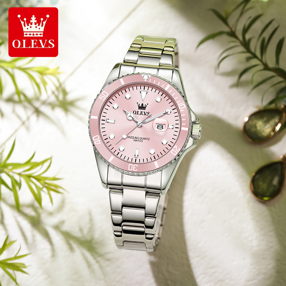 OLEVS Luxury Quartz Women's Wa - Luxury Watch Green ulasan dan harga