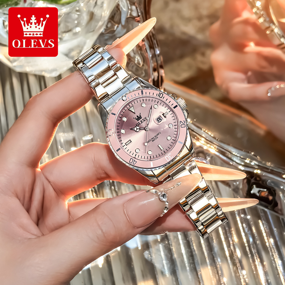 OLEVS Luxury Quartz Women's Wa - Luxury Watch Green ulasan dan harga