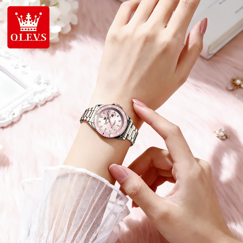 OLEVS Luxury Quartz Women's Wa - Luxury Watch Green ulasan dan harga