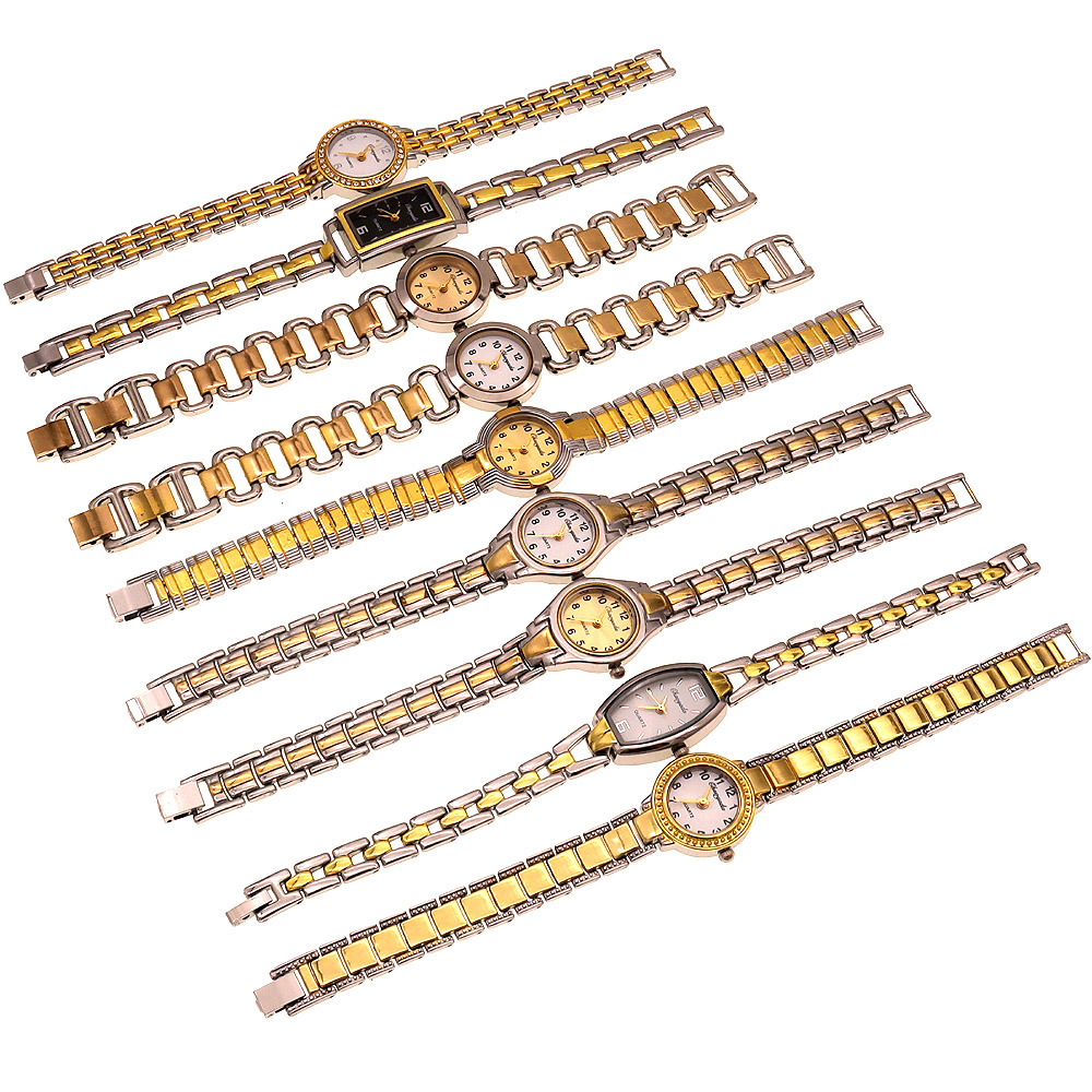 10pcs/Lot, Mixed Bulk Elegant  - Luxury Watch Female ulasan dan harga