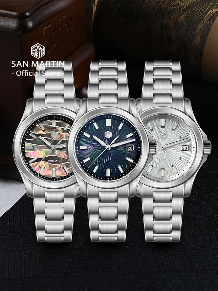 San Martin Official 39mm Guill - Guilloché Dial Watch ulasan dan harga