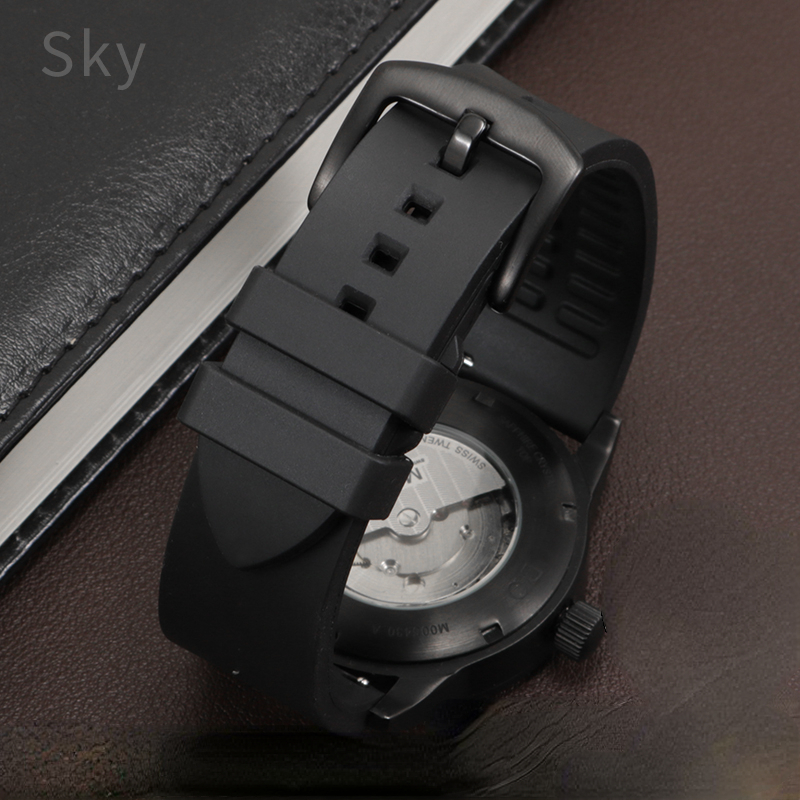 Male Silicone Watch Strap for  - Luxury Watch Rubber Strap ulasan dan harga