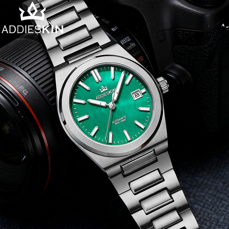 AddiesKin Men Automatic Watche - Guilloché Dial Watch ulasan dan harga