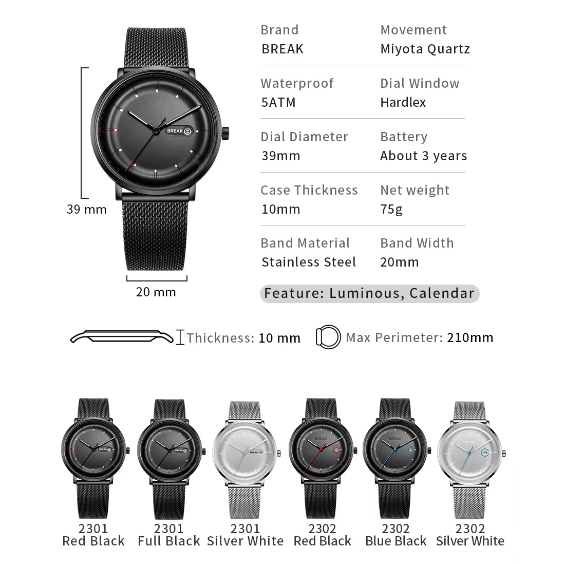 Top Unique Creative Watches Me - Dress Watch Ultra Thin ulasan dan harga