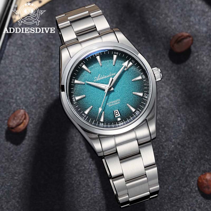 ADDIESDIVE AD2527 Luxury Autom - Guilloché Dial Watch ulasan dan harga