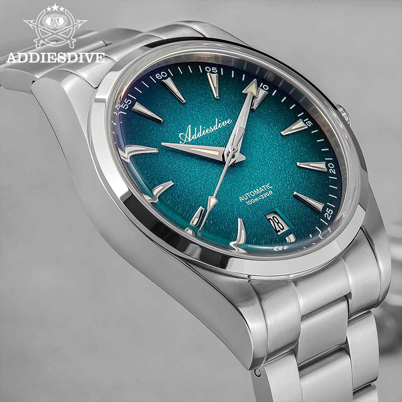 ADDIESDIVE AD2527 Luxury Autom - Guilloché Dial Watch ulasan dan harga