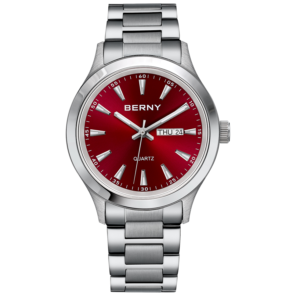 BERNY Men Quartz Watch  Fashio - Dress Watch Ultra Thin ulasan dan harga