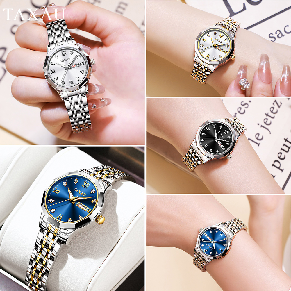 OLEVS Fashion Golden Watch for - Luxury Watch Female ulasan dan harga