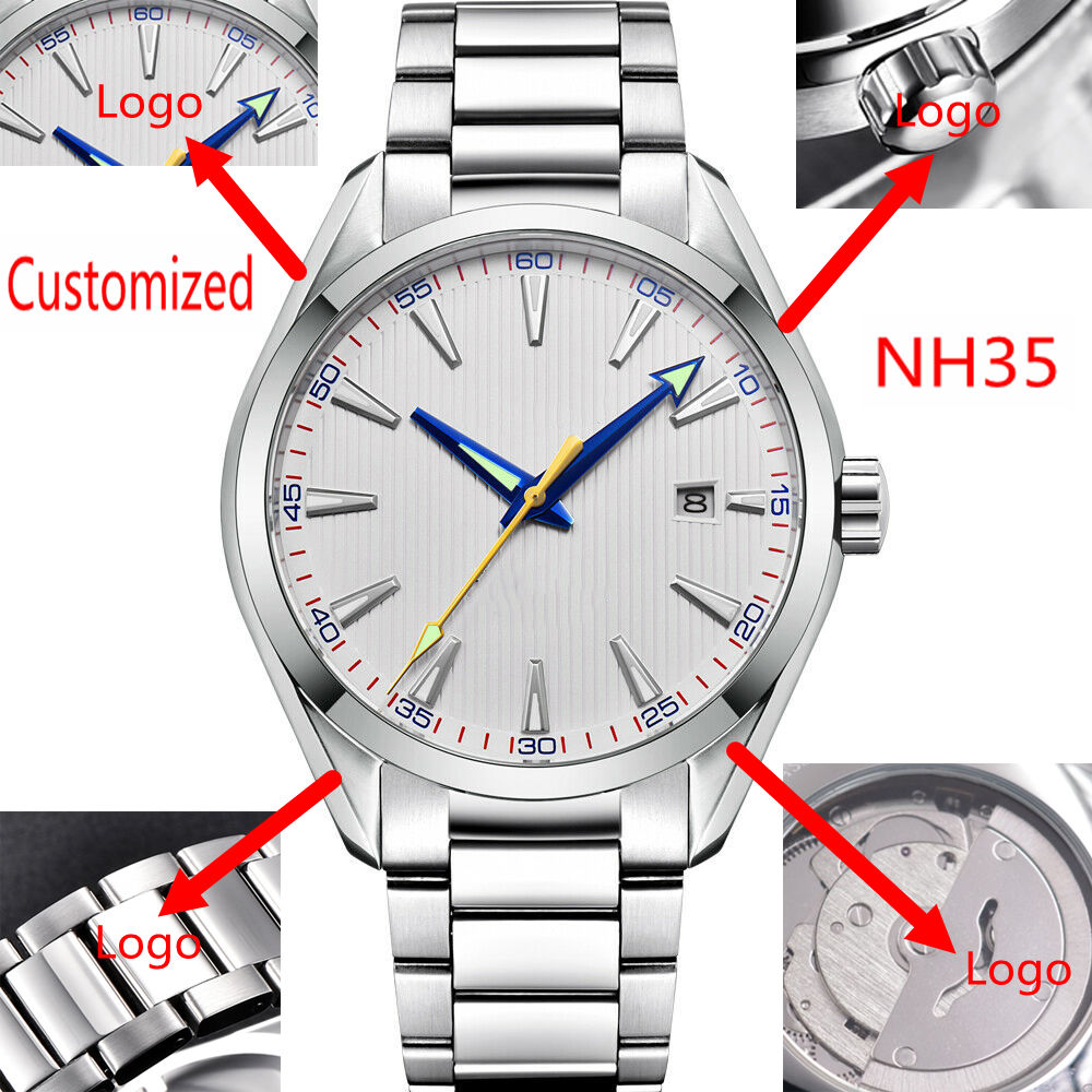 Custom Logo 41mm Men Miyota/NH - Luxury Watch Wallpaper ulasan dan harga