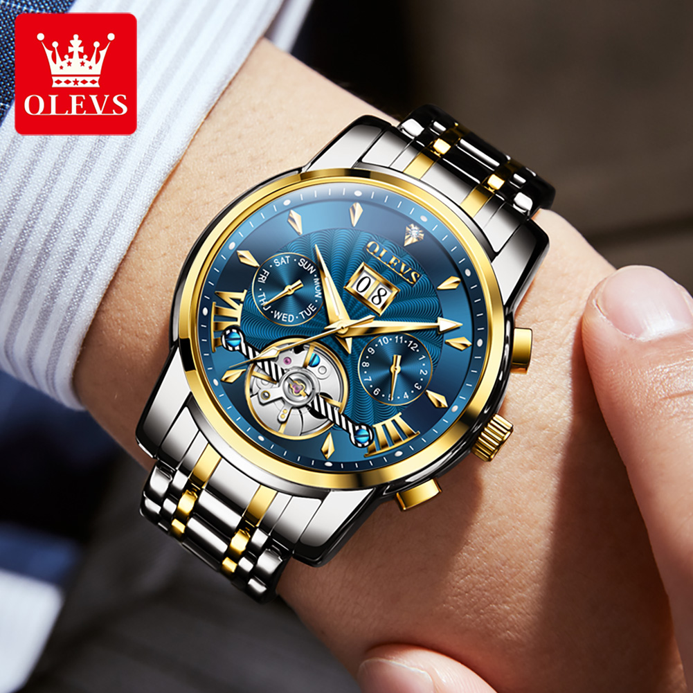 OLEVS Men Watches Luxury Fashi - Luxury Watch Men ulasan dan harga